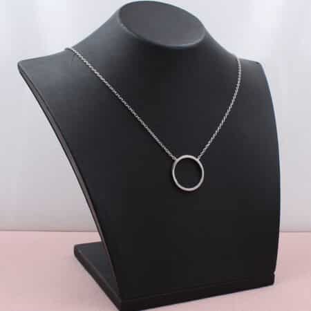 Srebrna ogrlica "KRUG" 822
