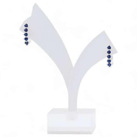 Srebrne minđuše „ROYAL BLUE“ 649